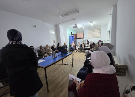 جمعية النجدة الاجتماعية تنظم جلسة استماع شبابية لمناقشة البرنامج السياسي لمنظمة التحرير الفلسطينية في الخليل