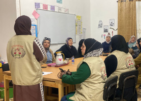 جمعية النجدة الاجتماعية بالتعاون مع جمعية طوباس الخيرية تفتتح لقاءات لتمكين النساء النازحات من مخيم جنين