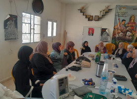 لقاء توعوي حول الأمراض المزمنة في مخيم عقبة جبر