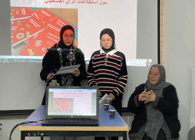 جمعية النجدة الاجتماعية تنظم جلسة استماع شبابية لمناقشة البرنامج السياسي لمنظمة التحرير الفلسطينية في الخليل