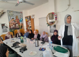 لقاء توعوي حول الأمراض المزمنة في مخيم عقبة جبر