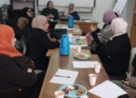 اجتماع تحضيري اليوم في جمعية النجدة الاجتماعية لتنمية المرأه طولكرم