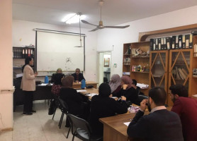 جلسة حوارية حول سلامة الإجراءات وتطبيق القوانين والسياسات الخاصة بحقوق العاملات