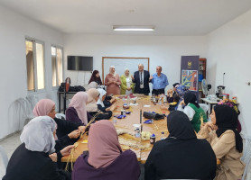 افتتاح دورة (صناعة القش)