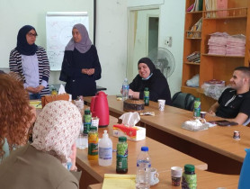 تدريب لجان الحماية التابع لجمعية النجدة الاجتماعية في طولكرم