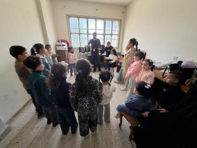 مساحة للفرح وسط التحديات: جلسة تفريغ نفسي للأطفال في طولكرم