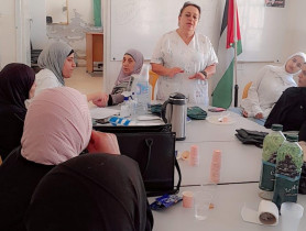 لقاء توعوي حول الأمراض المزمنة في مخيم عقبة جبر