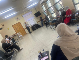 لقاء تدريبي بعنوان (تعزيز الشفافية والمساءلة والنزاهة في تقديم المساعدات الانسانية والخدمات العامة  )