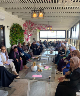 ورشة بعنوان &ldquo;نظام التحويل الوطني للنساء المعنفات&rdquo;،