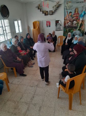 لقاء توعوي في مخيم عقبة جبر حول إدارة الضغوط النفسية وتعزيز الدعم للنساء